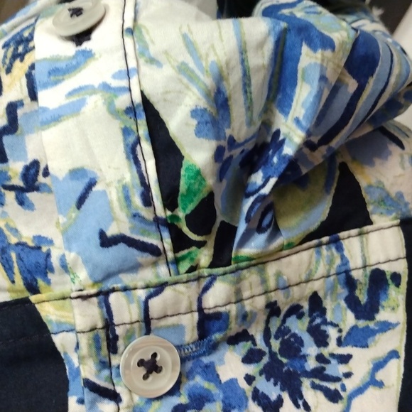 Talbot's button down print top sz.1X - Picture 4 of 4